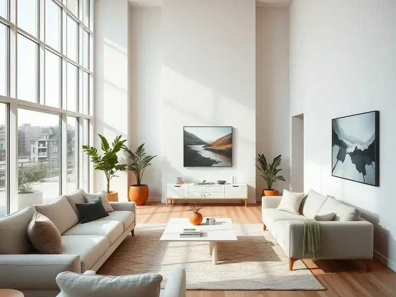 Modern living space transformation